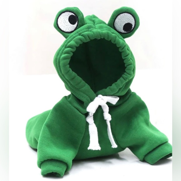 Fashion with an Overload of Cuteness Frog Sweater Pets - Picture 2 of 5